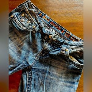 Rock Revival jeans, Celine boot cut, size 28, blue wash